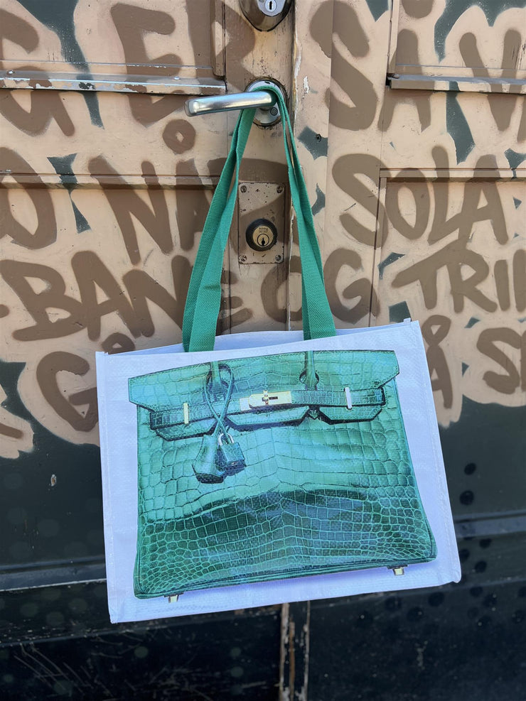 "Birkin" Grocery/Beach-bag