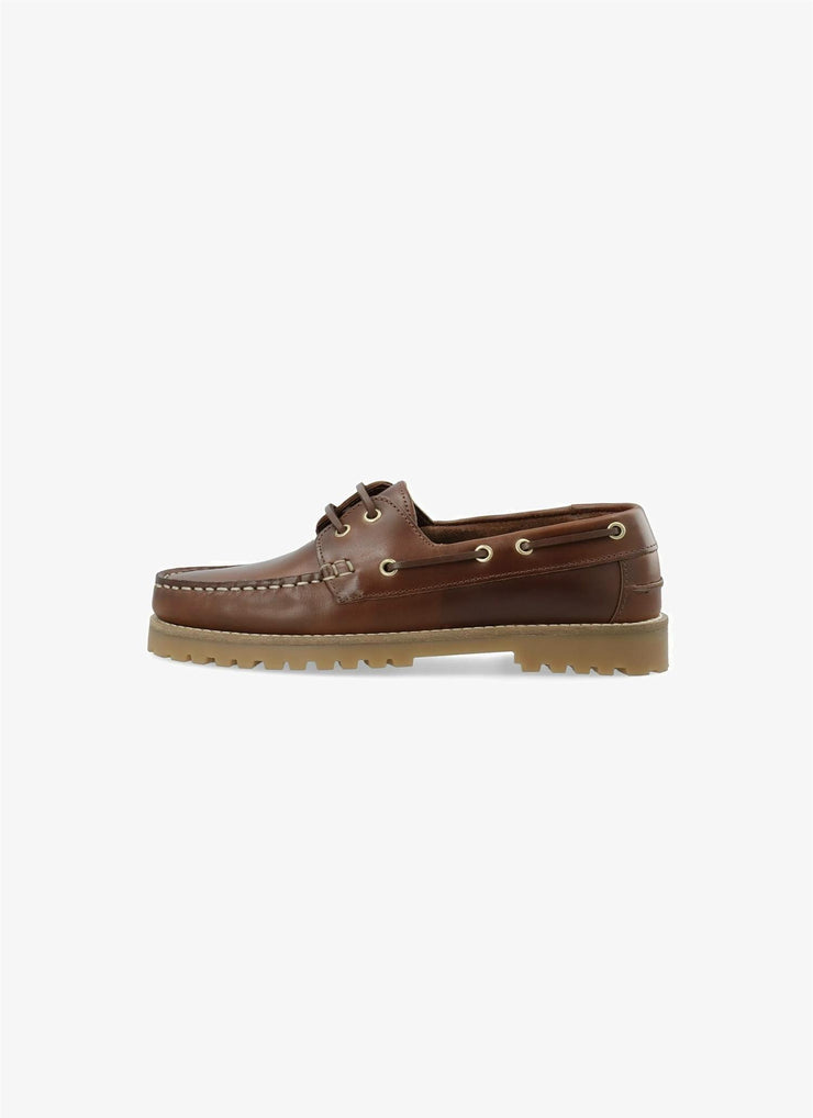Biacapri Boat Shoe Pull Up Leather