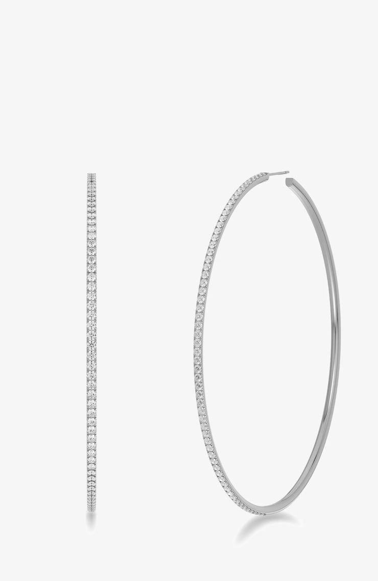 Glow Creoles Mini XL Steel