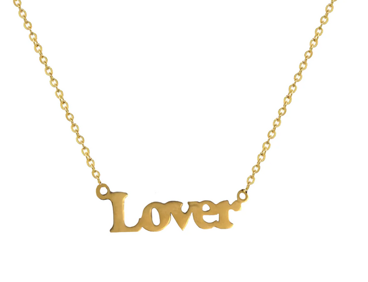 Lover Necklace Gold