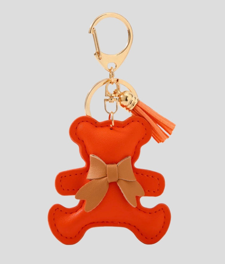 Bear Bag Charm/Orange