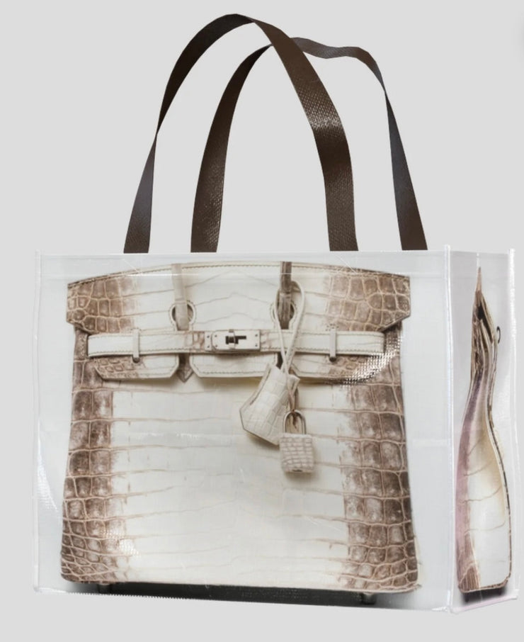 "Birkin" Grocery/Beach-bag