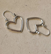 Mini Heartbreak Hoops Silver