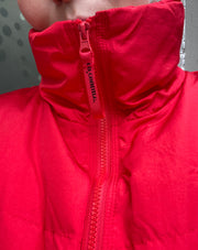 FrostyCC Crop Puffer Jacket Red