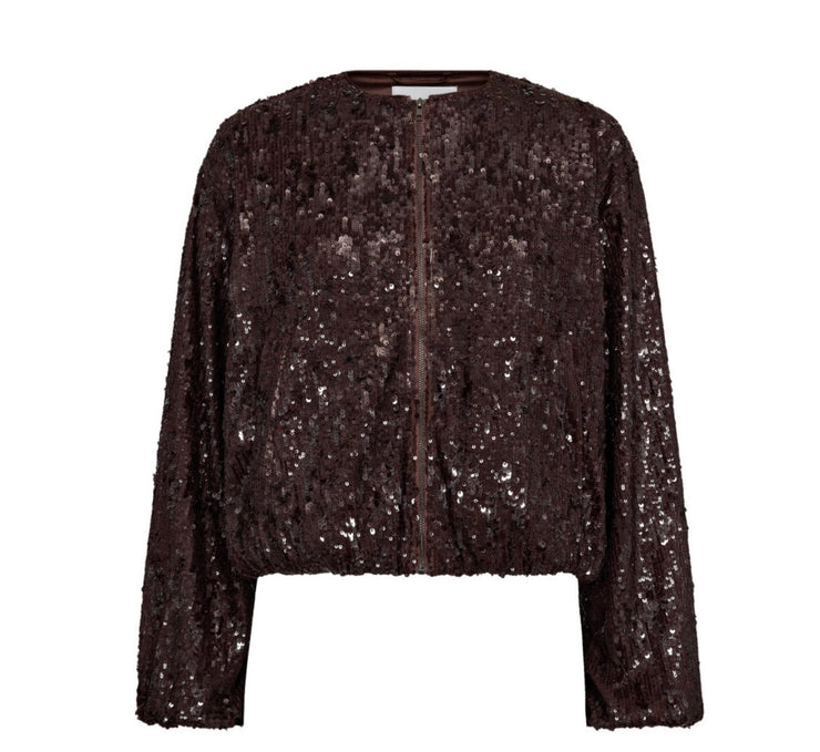 SophieCC Sequin Balloon Jacket