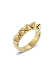 Peak Ring Single Gold Gold