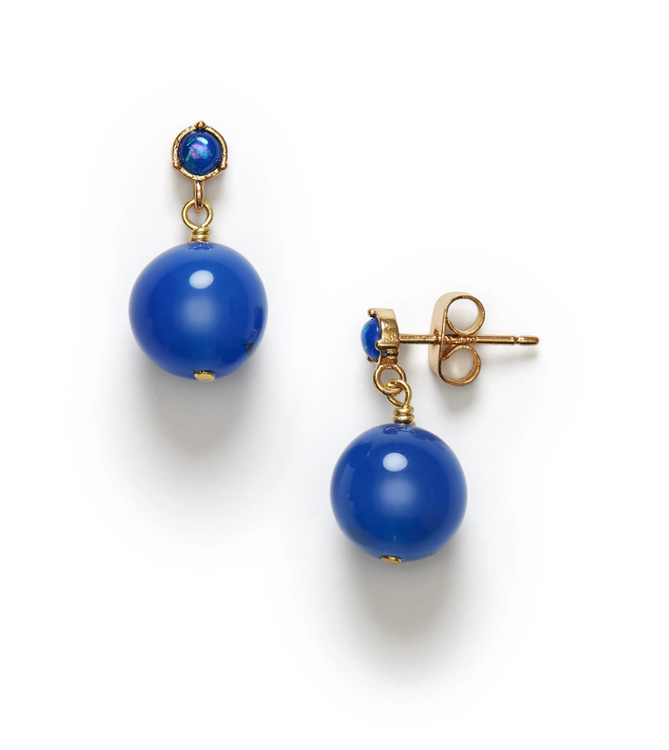 Ball Earring Blue