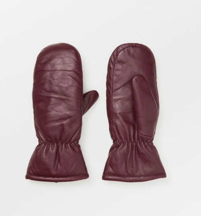 Leather Nylona Mitten