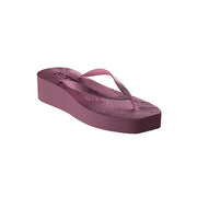 Tapered High Platform Burgundy