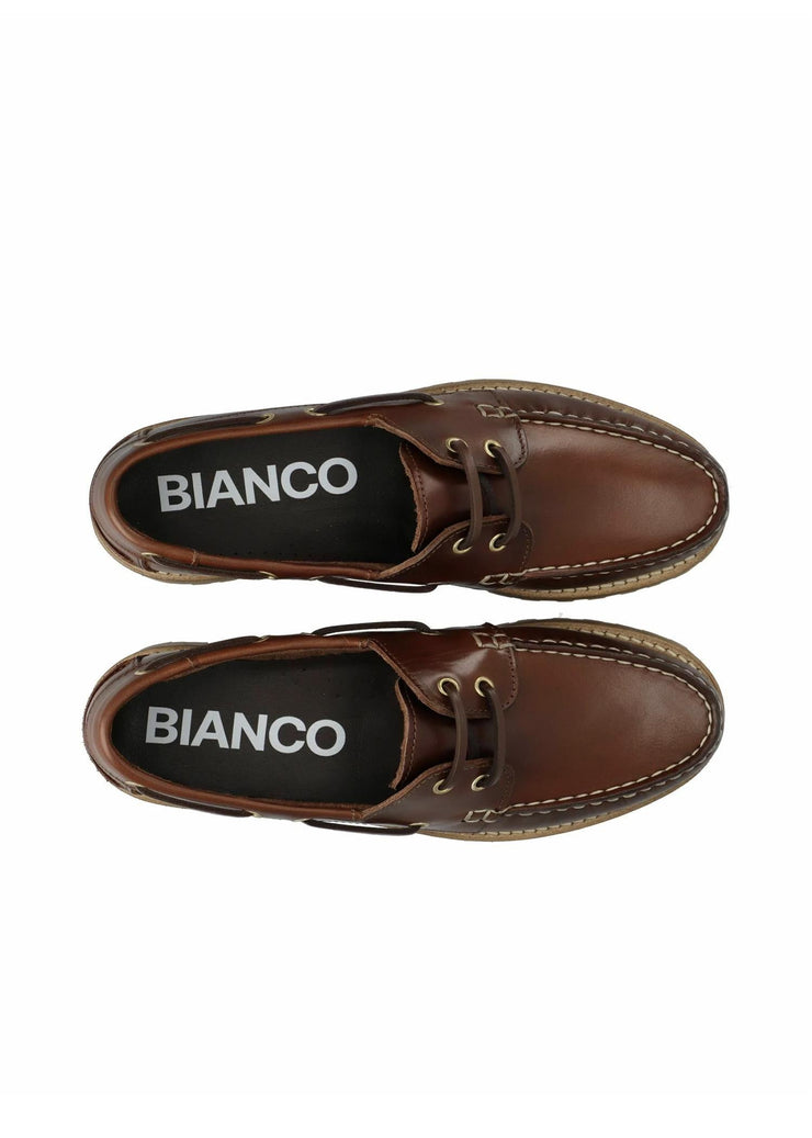 Biacapri Boat Shoe Pull Up Leather