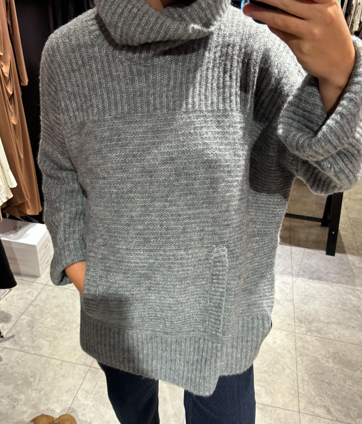 ToccasPW Pullover Grey Mel