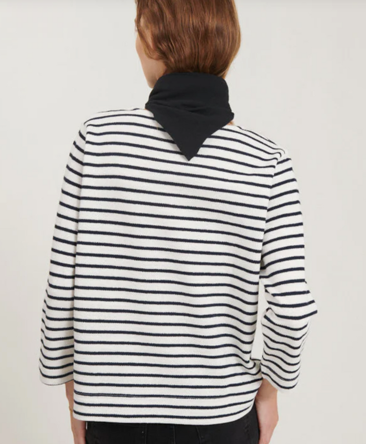 Soya Sweater Stripe Stripe, Navy