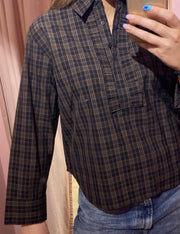 CoraCC Check Frill Shirt