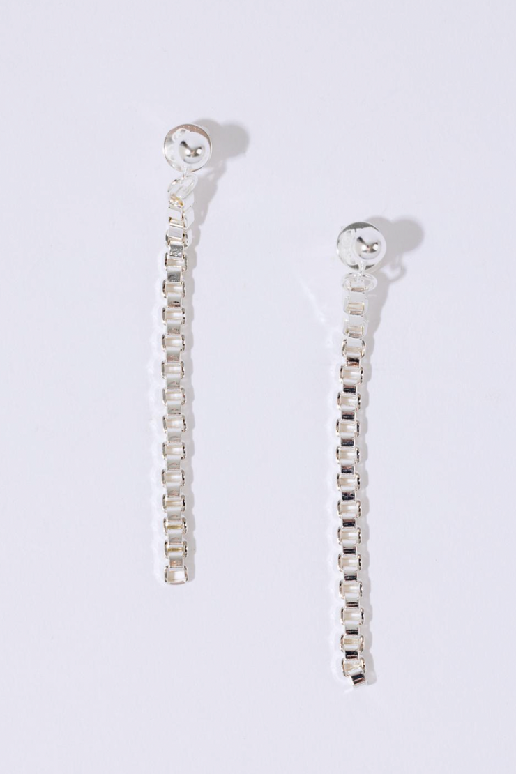 Chain Earrings Silver