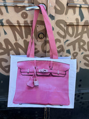 "Birkin" Grocery/Beach-bag