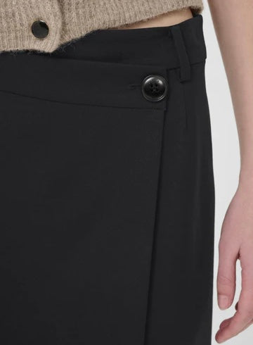 GZpaula melange MW wrap skirt