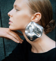 Silver Flower Earrings