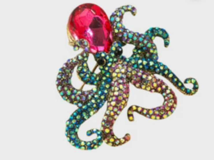 Squid Brooche