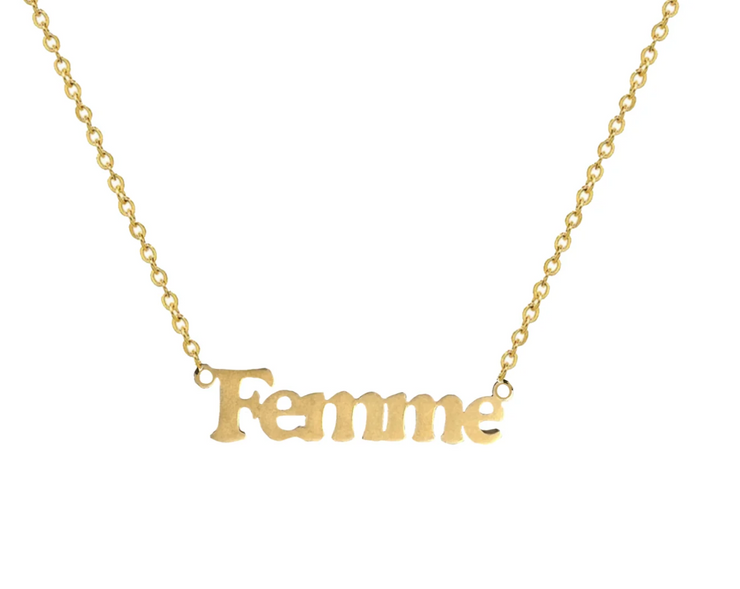 Femme Necklace Gold