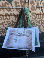 "Birkin" Grocery/Beach-bag