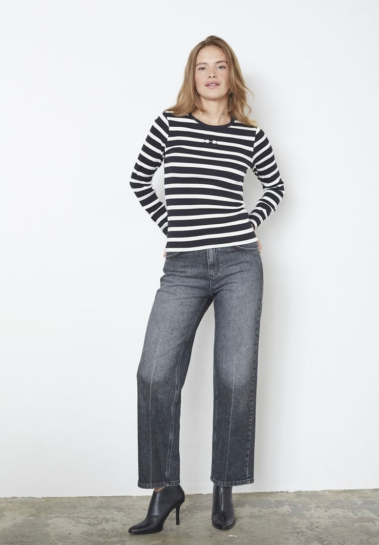 GrannyCC Rim Emb LS Blouse