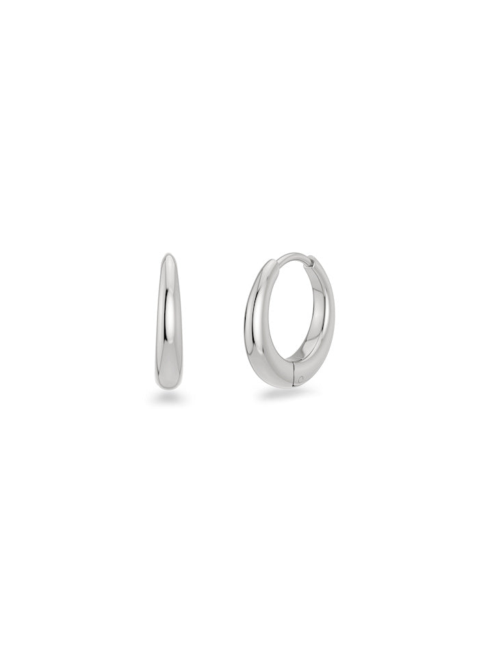 Charmentity Hoops Silver Silver