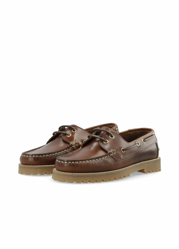 Biacapri Boat Shoe Pull Up Leather
