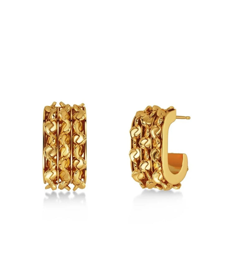 Rays Hoops S Gold