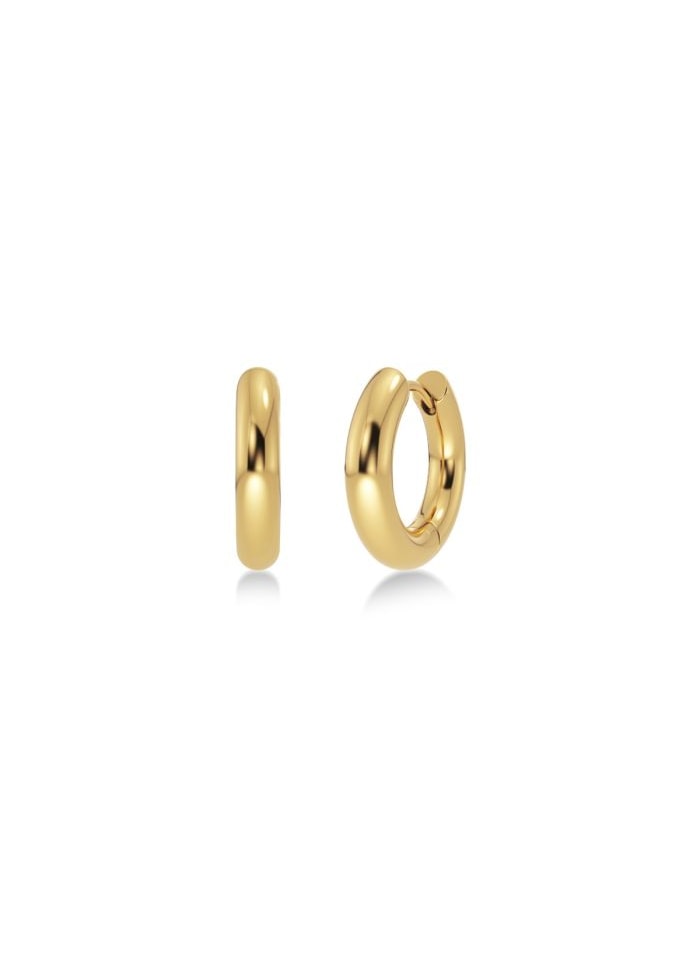 Chunky Hoops L Gold Gold