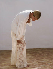 The Lace Slip Skirt