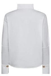 SannaCC Asym Button Blouse