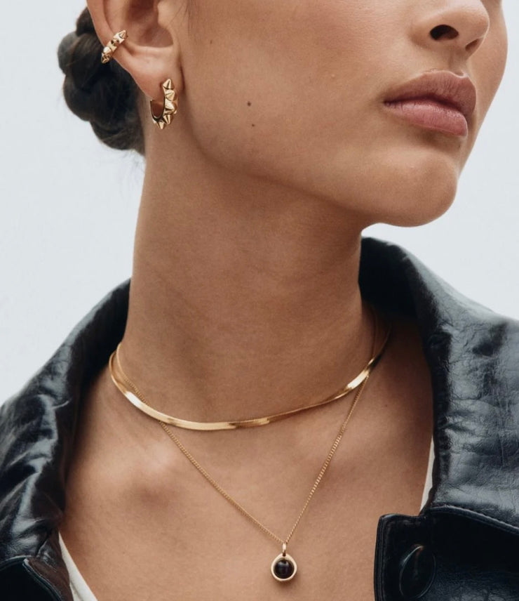 Peak Hoops Icon L Gold