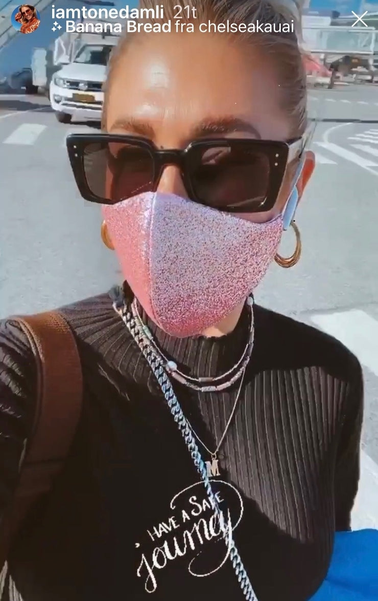 TSH Pink Facemask Pink