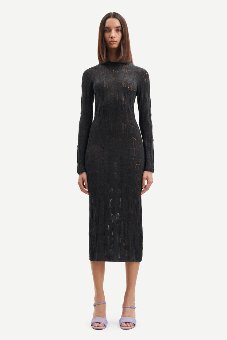 Caleb Dress Dark Grey