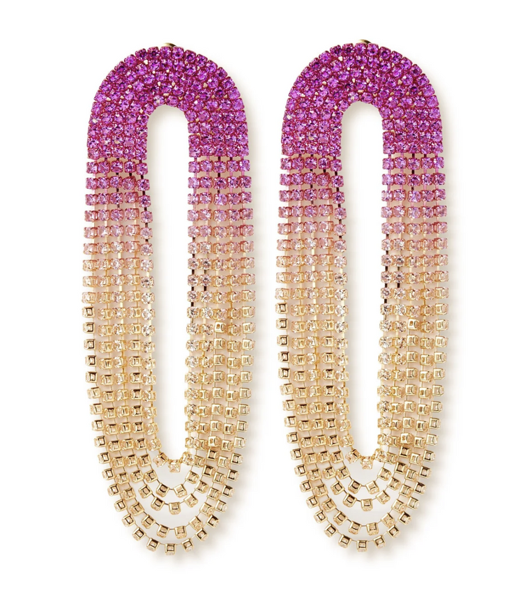 Miami Earrings Pink/Gold
