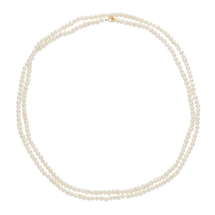 Diva Necklace White Pearl