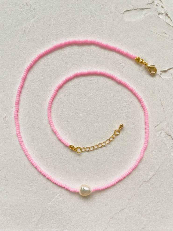 New Breezy Necklace Pink