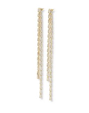 Capri Earrings Gold/Crystal