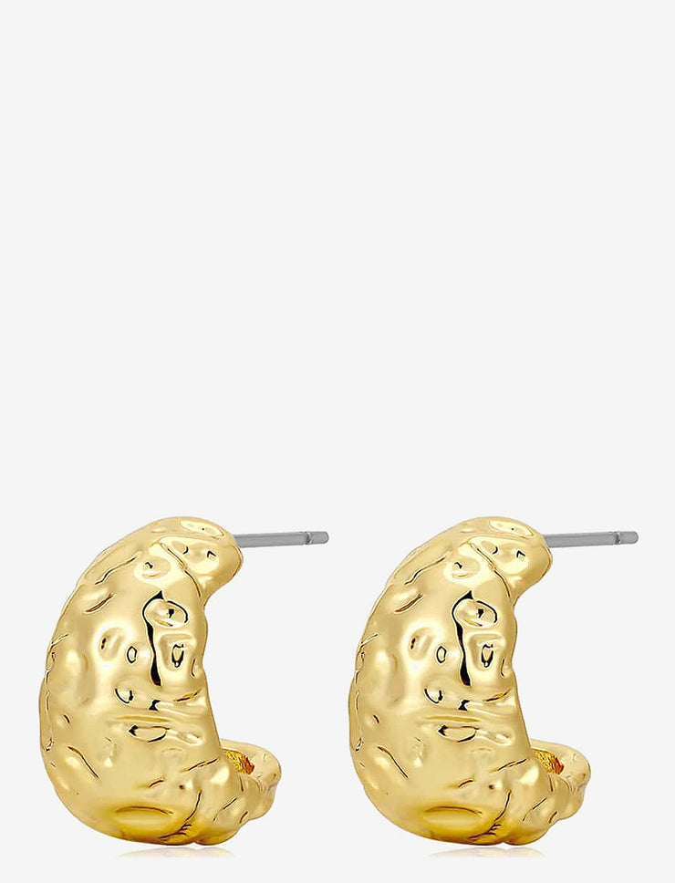 Mini Molten Hoops Gold