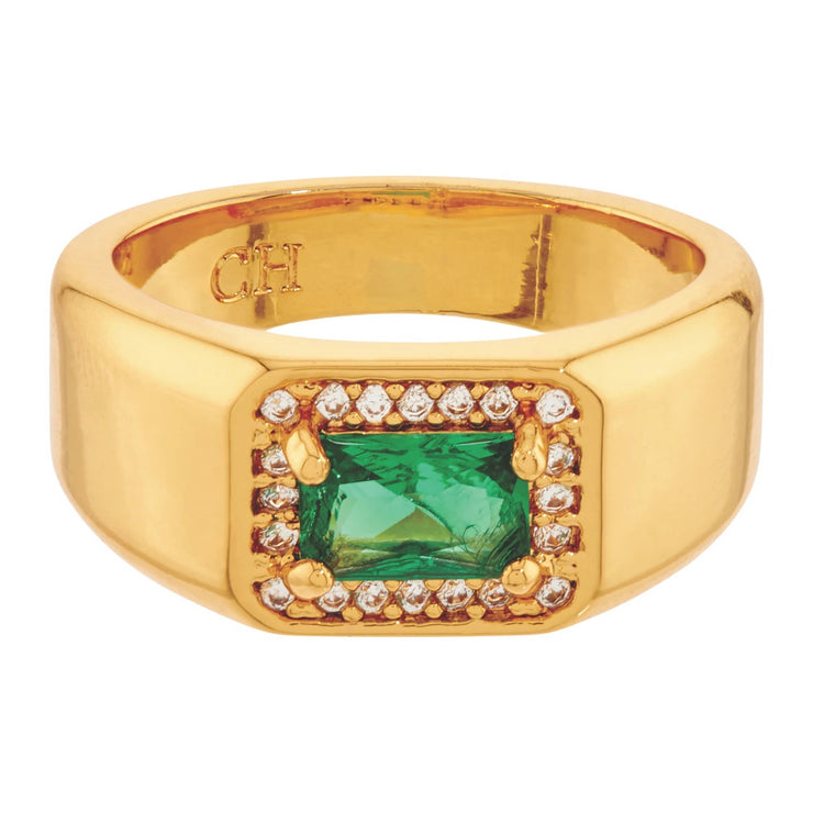 Lady Boss Ring Emerald Green