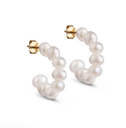 Pearlie Chunky Hoops Gold