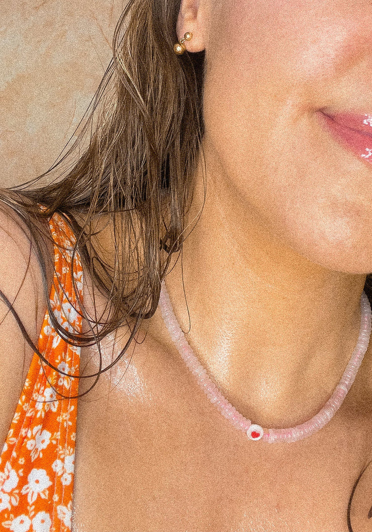 Easy Breezy Necklace Pink