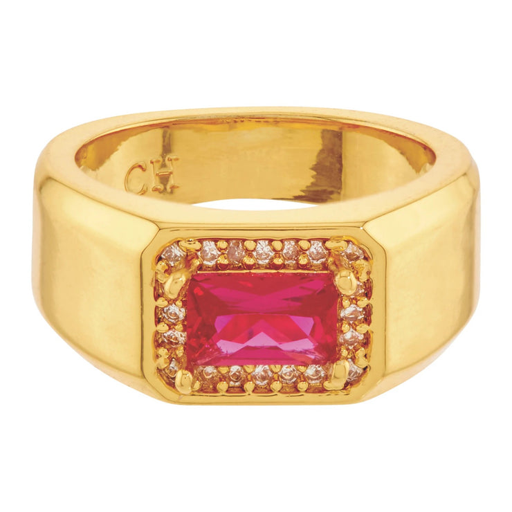 Lady Boss Ring Sakura Red
