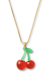 Pop the Cherry Necklace Red
