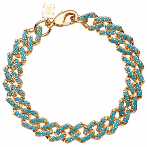 Mexican Chain Bracelet Turquoise